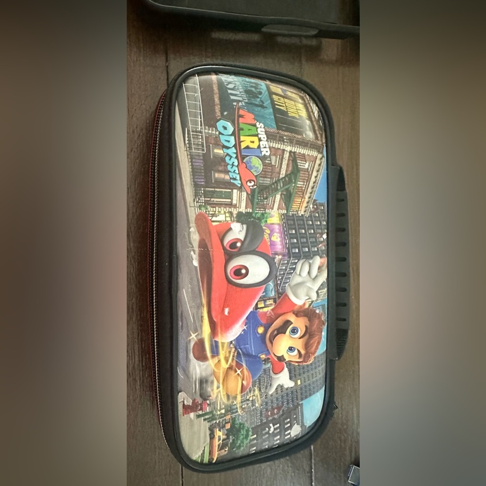 Travel Case & Protective Case for Nintendo Switch- Super Mario Odyssey Design